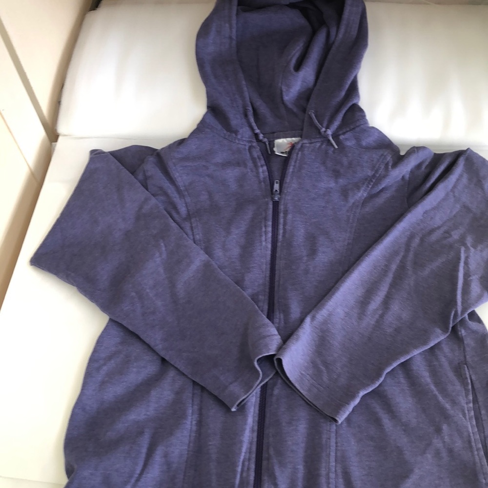 Ativa full zipper hooded sweatshirt